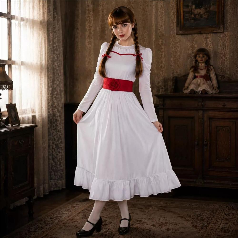 Vintage Toy Collector - Women Vintage Evil Horror Doll Cosplay