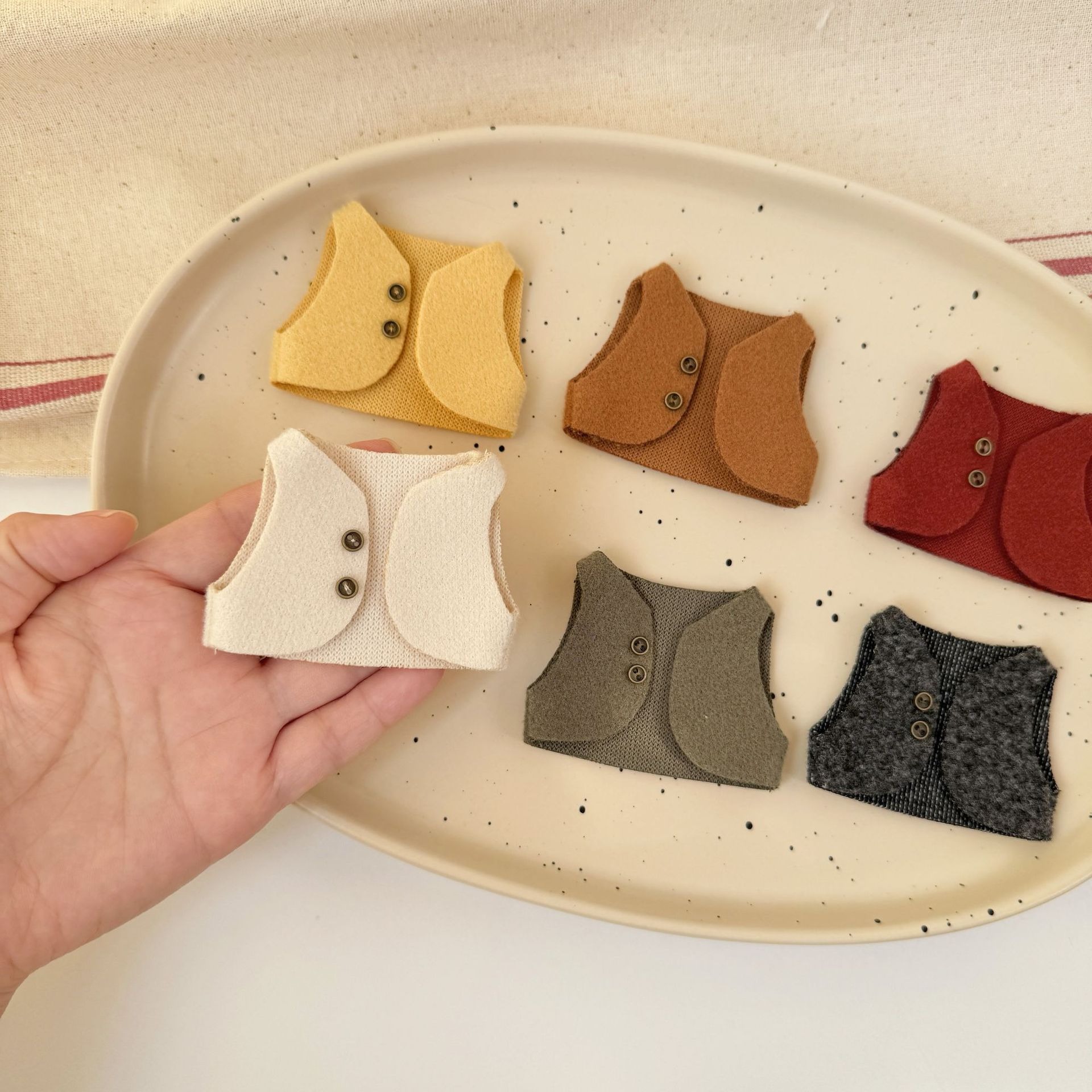 Vintage Toy Collector - Handmade 10cm Doll Clothes Vintage Wool