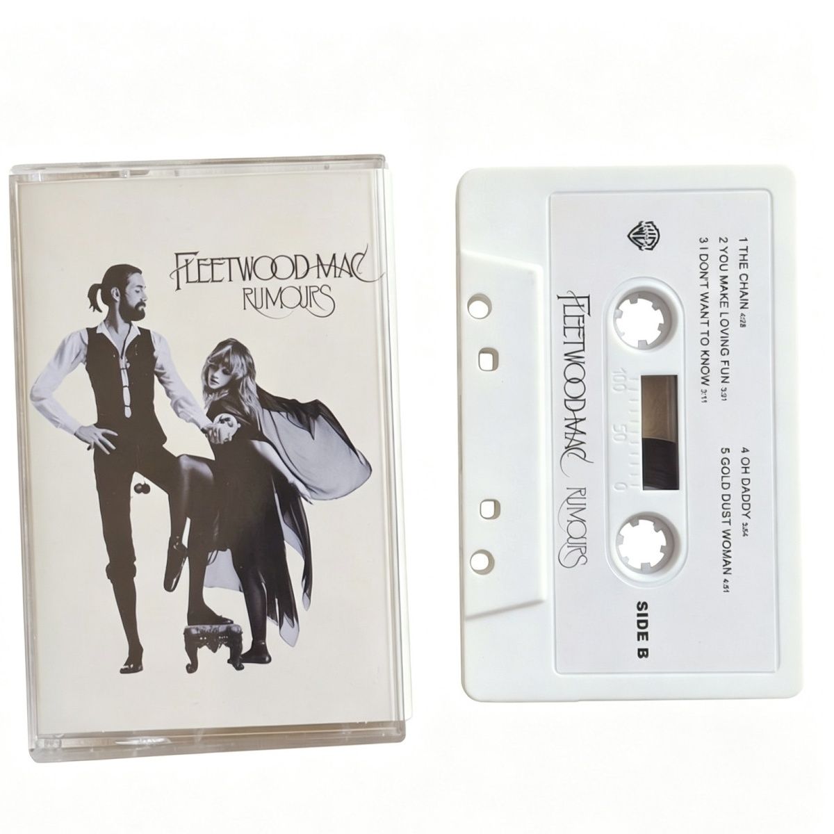 Vintage Collector - White Cassette Tape Classic Soft Rock