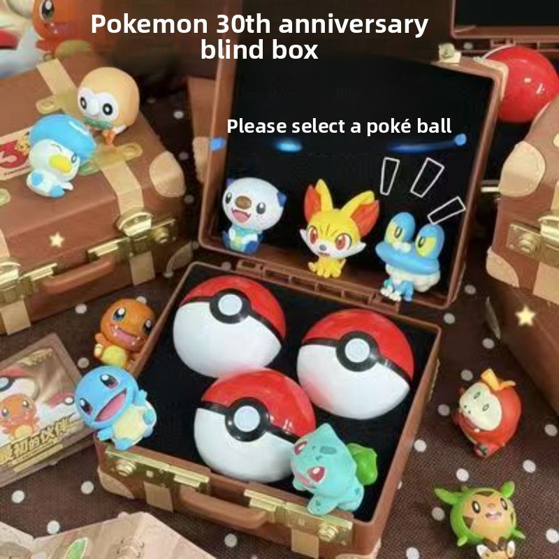 Vintage Toy Collector - With Box Pokemon First Partners Blind‑box