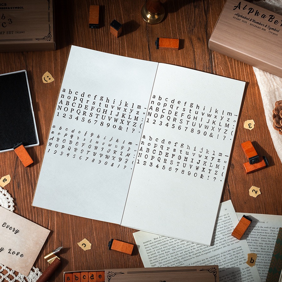Handwriting Alphabet Number Wo - огляд і ціна Vintage Collectible Stamps