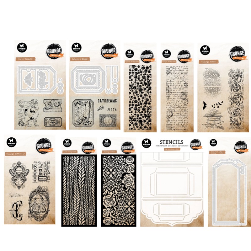 Tag Envelope Grunge Collection - огляд і ціна Vintage Collectible Stamps