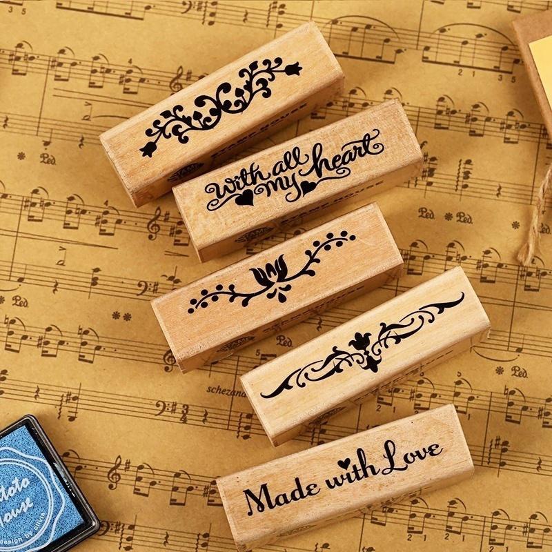Vintage Strip Wooden Rubber St - огляд і ціна Vintage Collectible Stamps