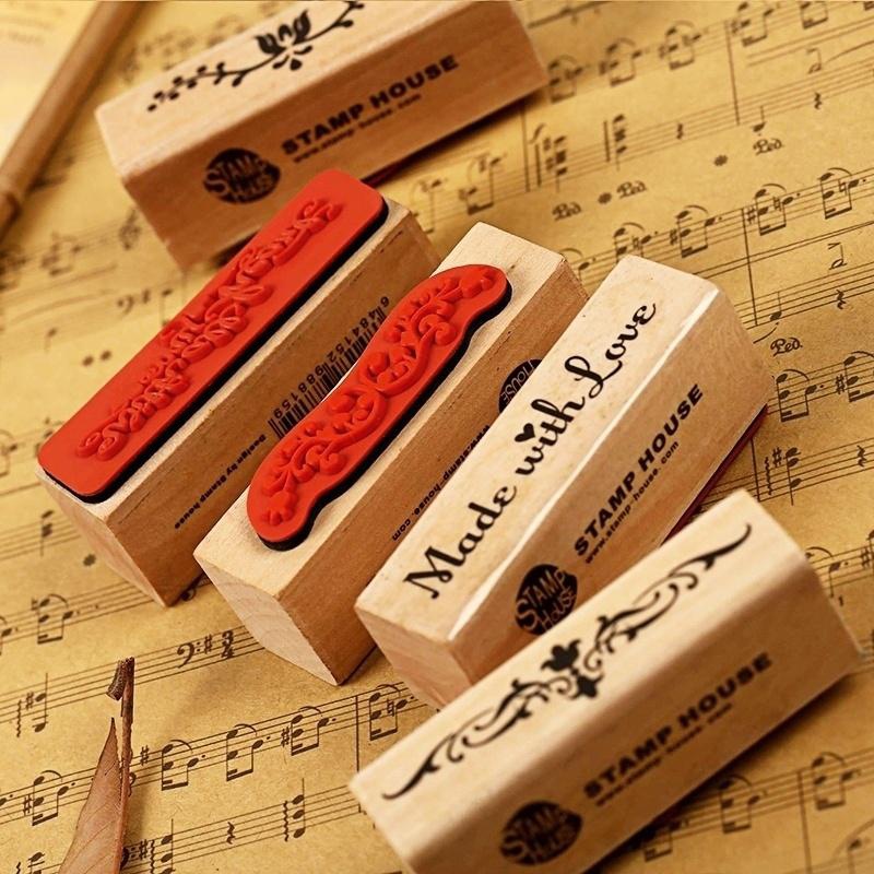 Vintage Strip Wooden Rubber St - огляд і ціна Vintage Collectible Stamps