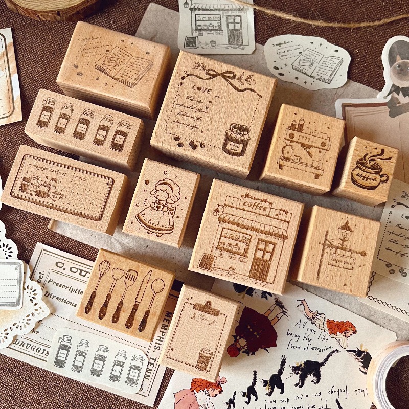 Moonlight INS Vintage Coffee T - огляд і ціна Vintage Collectible Stamps